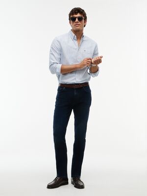 Tommy Hilfiger tummansinset Bleecker-malliset slim fit farkut