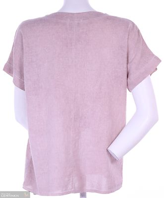 Curve reilumitoitus! vanharoosa pellavasekoite pusero