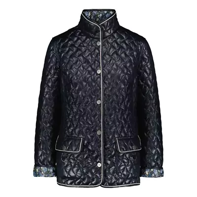 Lebek tummansininen/kuviollinen tikkitakki