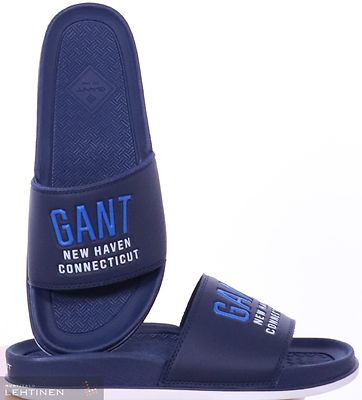 Gantin tummansiniset joustavapohjaiset sandaalit