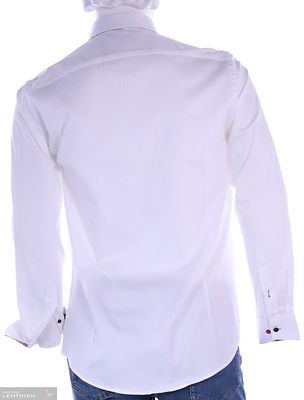 Guide Londonin valkoinen slim fit kauluspaita