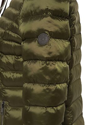 Lebek oliivin vihreä kevyt toppatakki