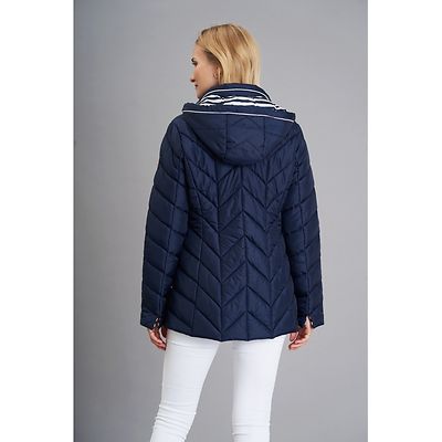 Junge tummansininen kevytvanu takki