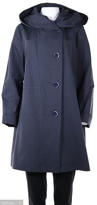 Flare tummansininen kevättakki