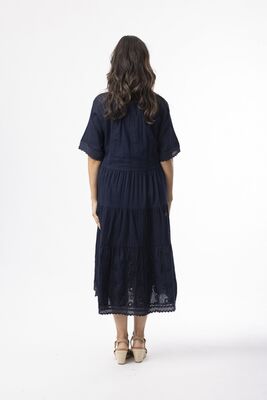 Orientique tummansininen kesämekko