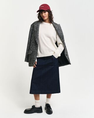 Gant luonnonvalkoinen villaneule