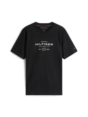 Tommy Hilfiger musta regular fit t-paita