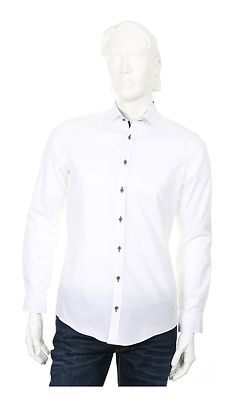 Venti body fit valkoinen kauluspaita