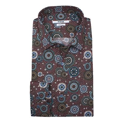 Petrifun kuviollinen pitkähihainen B-mitoituksen paita