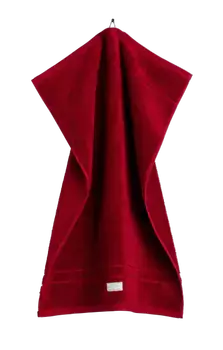 Gant punainen luomupuuvilla käsipyyhe