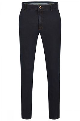 Club of comfort tummansiniset puuvilla housut joustovyötäröllä