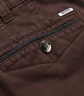 Meyer ruskea puuvillahousu