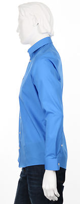 Venti slim fit sähkönsininen kauluspaita