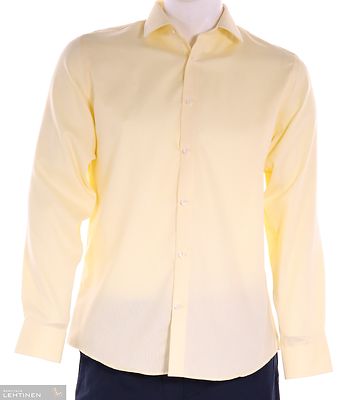 Petrifun vaaleankeltainen slim fit mitoituksen paita