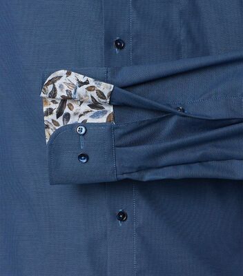 Casamoda sininen modern fit kauluspaita