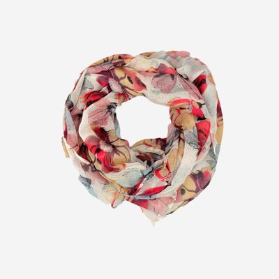 Veniz kukkakuosinen tuubihuivi