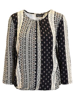 Signature kuviollinen trikoopusero