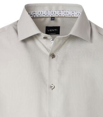 Venti vaaleanvihreä modern fit pitkähihainen kauluspaita