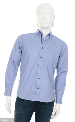 Petrifun vaalenasininen regular fit kauluspaita