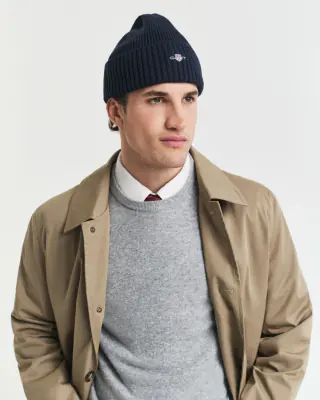 Gant tummansininen puuvillapipo