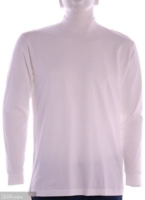 Ragman valkoinen puuvillatrikoo poolopaita