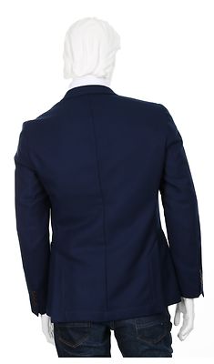 Turo sininen slim fit bleiseri