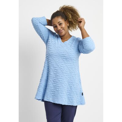 Pont Neuf vaaleansininen plus size tunika