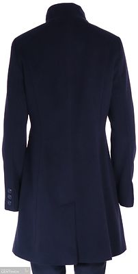 Lebek ajaton klassinen musta villakangastakki