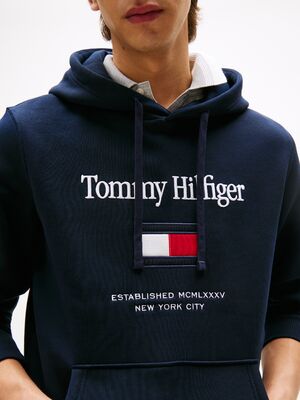 Tommy Hilfiger tummansininen collegehuppari
