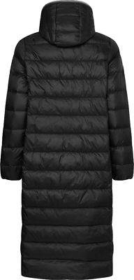 Tommy hilfiger musta pitkä väljästi istuva untuvatakki