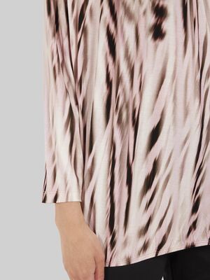 Signature roosan sävyinen trikoopusero