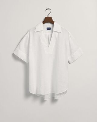 Gant valkoinen väljä pellavapusero