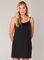 Base Level musta alusmekko