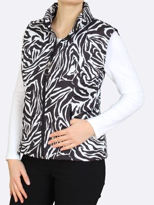 Hegler mustavalkoinen toppaliivi