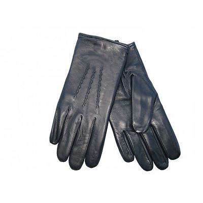 Mutka lammmasnappainen nahkakäsine villavuorella