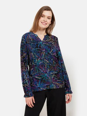 Signature punainen kuviollinen trikoopusero