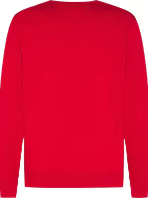 Tommy Hilfiger punainen puuvillaneule