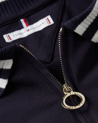 Tommy Hilfiger tummansininen pitkä pikee mekko