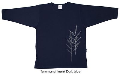 Pikkupuoti tummansininen trikoo pusero