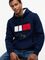 Tommy Hilfiger tummansininen lippulogollinen collegehuppari