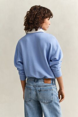 Gant vaaleansininen kauluksellinen collegepusero