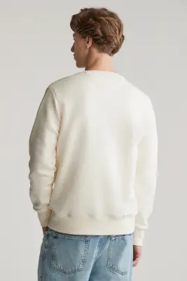 Gant luonnonvalkoinen college pusero