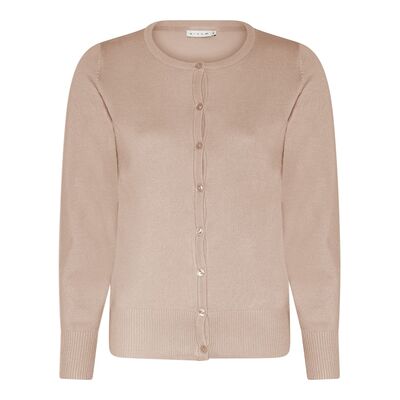 Micha beige kevyt neuletakki