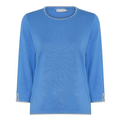 Micha taivaansininen neulepusero