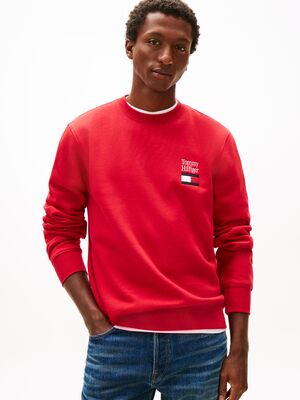Tommy Hilfiger punainen collegepusero