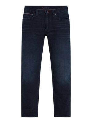 Tommy Hilfiger regular fit mercer tummansiniset leveälahkeiset farkut