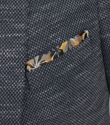 Venti sinisävyinen joustava modern fit bleiseri