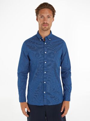 Tommy Hilfiger kirkkaansininen slim fit kauluspaita