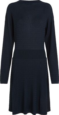 Tommy Hilfiger tummansininen kellohelmainen neulemekko