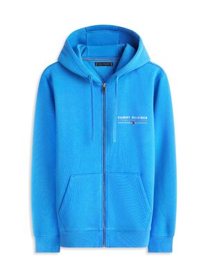 Tommy Hilfiger kirkkaansininen hupullinen collegetakki